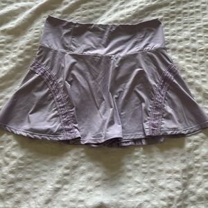 Lace detail skater skort